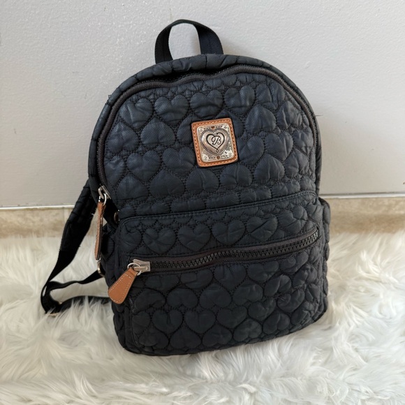 Brighton Kirby Black Quilted Backpack - Picture 6 of 12